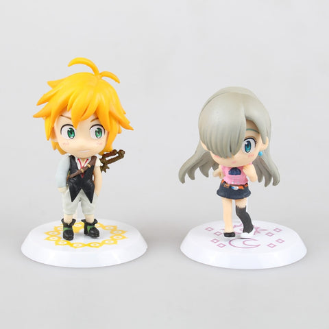 SEVEN DEADLY MELIODAS AND ELIZABETH FIGURES