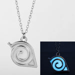 NARUTO GLOWING KONOHA SYMBOL NECKLACE