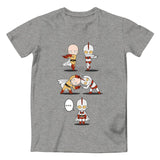 LUFFY AND SAITAMA CROSSOVER T-SHIRTS