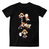 LUFFY AND SAITAMA CROSSOVER T-SHIRTS