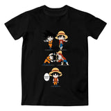 LUFFY AND SAITAMA CROSSOVER T-SHIRTS