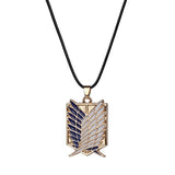 ATTACK ON TITAN SURVEY CORPS BRONZE NECKLACE