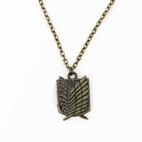 ATTACK ON TITAN SURVEY CORPS BRONZE NECKLACE