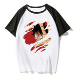 ONE PIECE DESIGNED T-SHIRTS