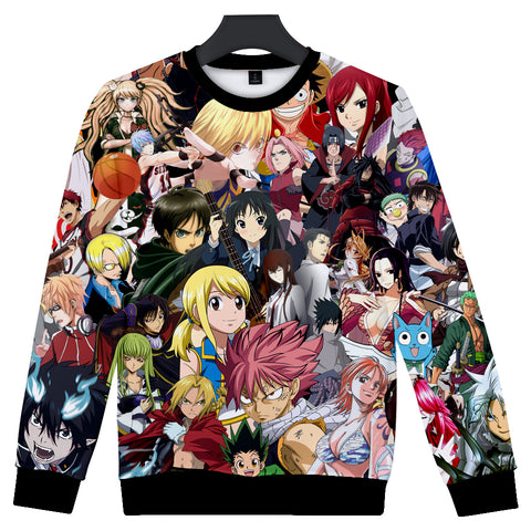ANIMES CROSSOVER SPECIAL EDITIONS 3D HOODIES